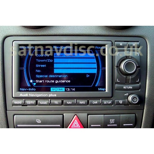 Audi RNS-E Navigation DVD Disc Map Update 2020 - 2021