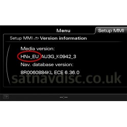Audi MMI 3G+, 3GP HDD Navigation System SD Card Map Update 2023 - 2024
