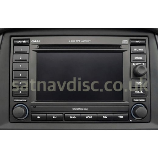 Chrysler REJ Navigation Map Update DVD Disc 2012