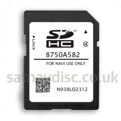 Fiat Fullback WF-11 Navigation SD Card 8750A582 Map 2024