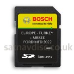 Ford MFD SYNC1 Navigation SD Card Map Europe Update 2022 - 2023