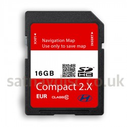 Hyundai GEN2.0 AVN2.0 Navigation SD Card Map Update EU and UK 2023