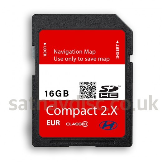 Hyundai GEN2.0 AVN2.0 Navigation SD Card Map Update EU and UK 2023