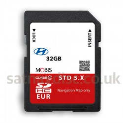 Hyundai STD 5.X MOBIS GEN5 Navigation SD Card Map Update EU and UK 2023