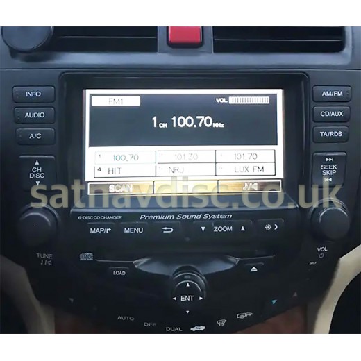 Honda Navigation V2.11 DVD Map Update Disc (non voice recognition system) 2012