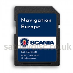 Scania Truck Navigation SD Card SAT NAV EUROP UK MAP 2022