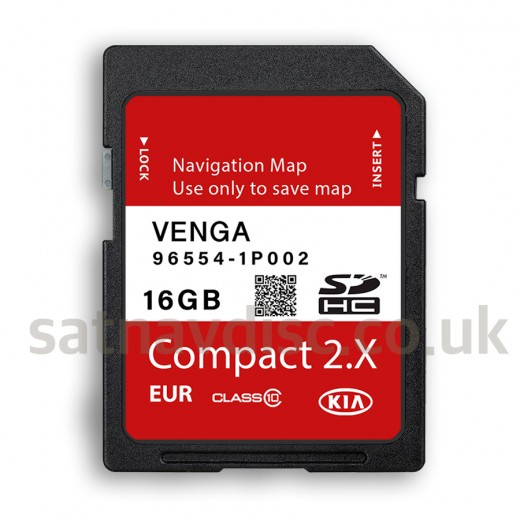 KIA GEN 2.0 2.x Navigation SD Card Map Update EU and UK 2023