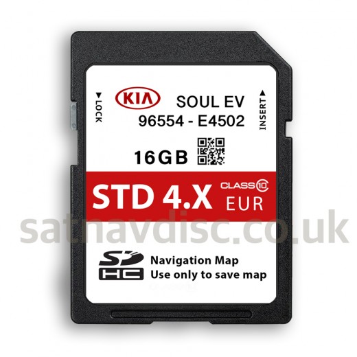 KIA GEN 4.0 4.x Navigation SD Card Map Update EU and UK 2023