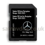 Mercedes Benz NTG 5.5 V12 Widescreen AUDIO 20 Navigation SD Card Map 2025
