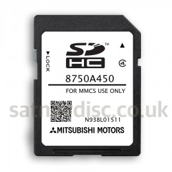 Mitsubishi E-11 E-12 Navigation SD CARD SAT NAV MAP UK and EUROPE UPDATE 2023