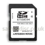 Mitsubishi MMCS Navigation SD Card Map Update Europe and UK 2023