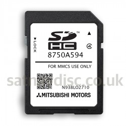 Mitsubishi W-15 W-17 Navigation SD CARD SAT NAV MAP UK and EUROPE UPDATE 2023