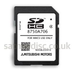 Mitsubishi MMCS Navigation SD Card Map Update Europe and UK 2023