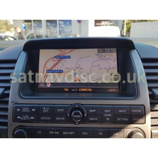 Nissan Xanavi X7 Navigation DVD Map Update Disc 2013