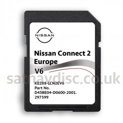 Nissan Connect 2 v6 Navigation SD Card Map Update 2022