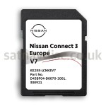 Nissan Connect 3 v7 Navigation SD Card Map Update 2022 - 2023