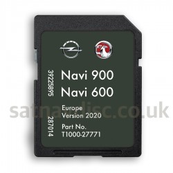 Opel Vauxhall Navi600 Navigation SD Card Map Update 2021