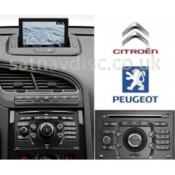 Peugeot WIP COM 3D NG4 Navigation Map Update Disc 2018