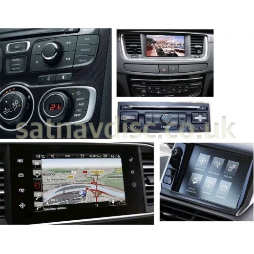 Peugeot Navigation RT6 System WipNav+ USB Map Update 2023