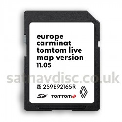 Renault Carminat LIVE v11.05 Navigation SD Card Map Update 2023 - 2024