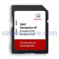 Seat AT MIB1 v18 Navigation SD Card Map Update Europa | UK 2024