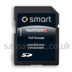Smart 453 Media System Navigation SD Card Map Update 2023