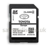 Toyota TNS510 Navigation SD Card Map Update 2020 - 2021