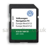 Skoda RNS310 Amundsen V12 Navigation SD Card Map Update 2021