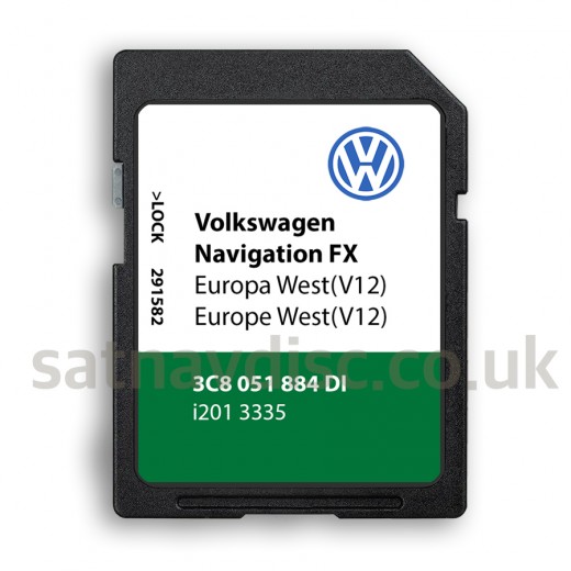 Skoda RNS310 Amundsen V12 Navigation SD Card Map Update 2021