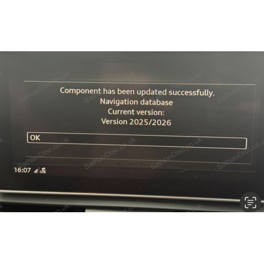 Audi MMI 4G MIB2 Navigation map 2026 with CarPlay